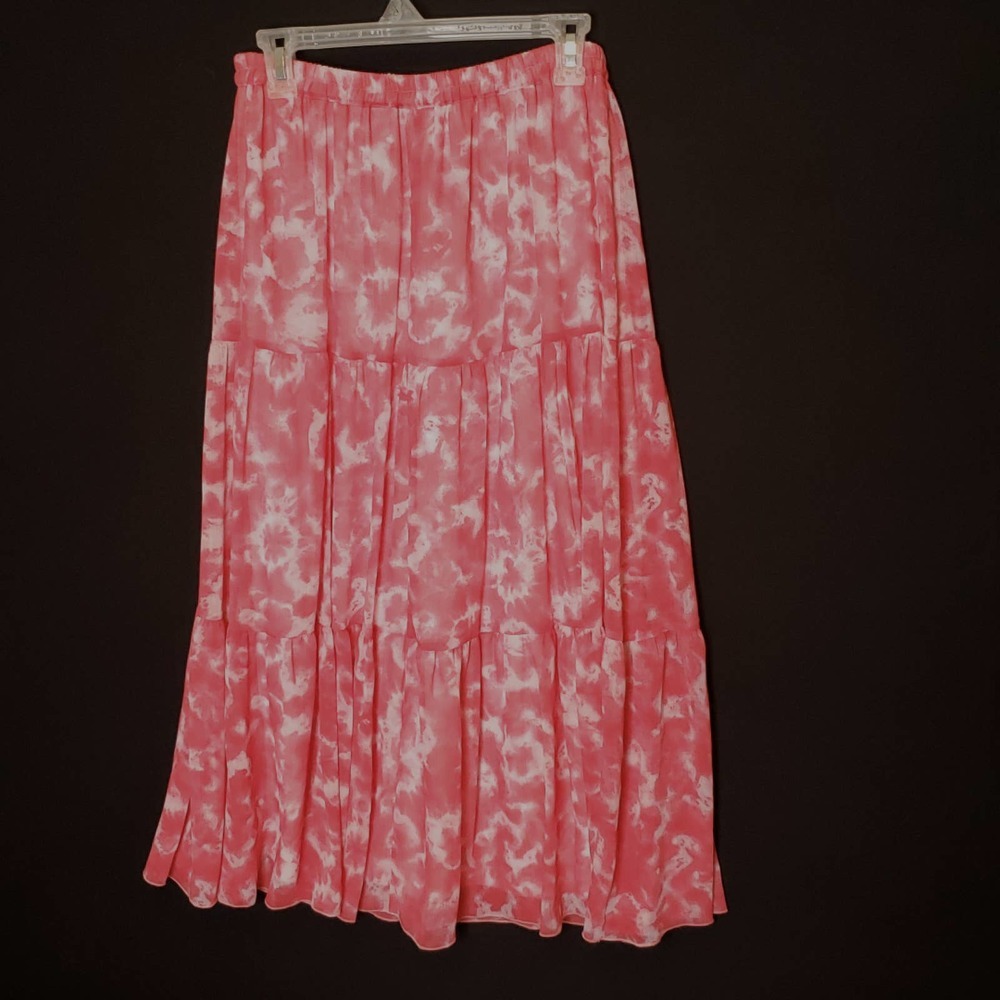 Layered women's long lined skirt size M/L